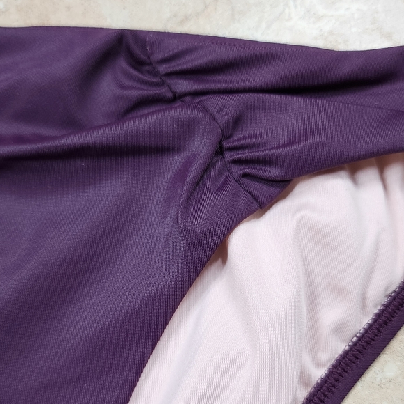 NWOT Dark Purple Victoria's Secret Bikini Bottom Size Small Swimsuit - Picture 2 of 4